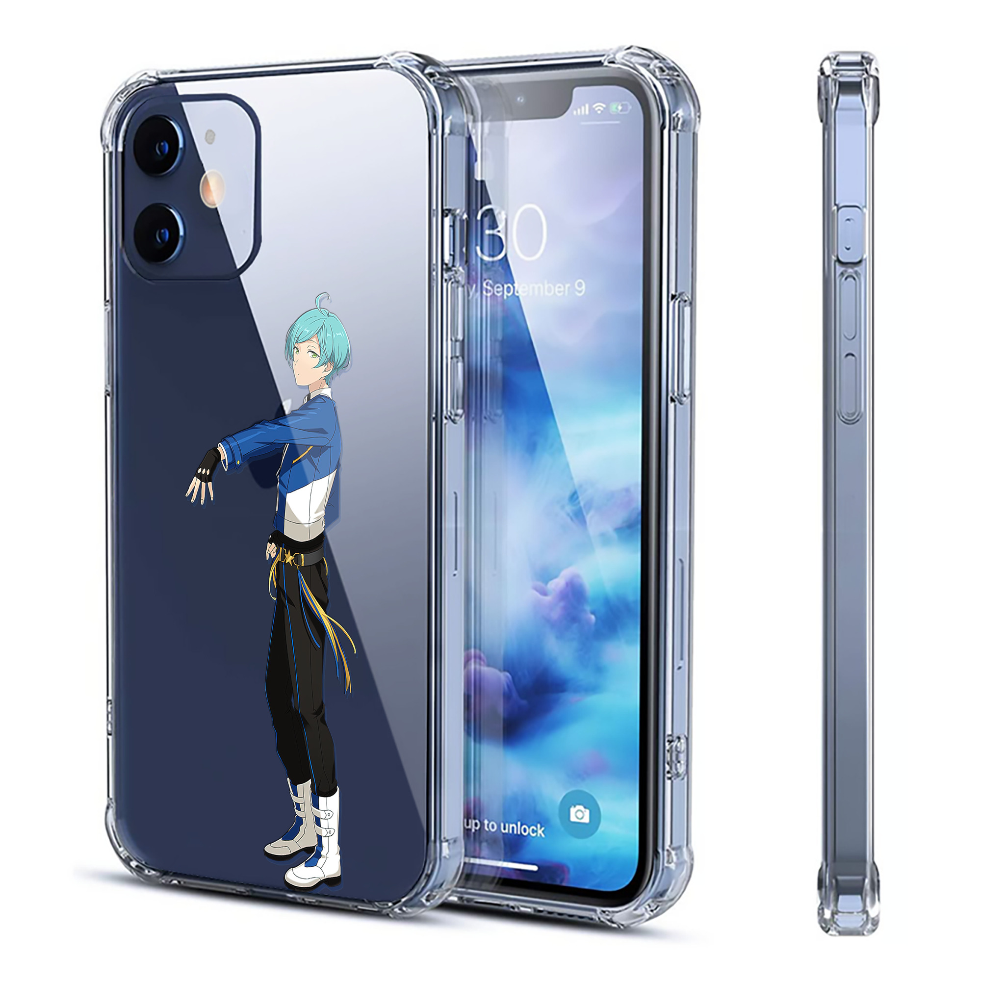 （画像用） あんさんぶるスターズ! Ensemble Stars 【iPhone 12シリーズ対応】透明スマホケース（クリアソフトケース）